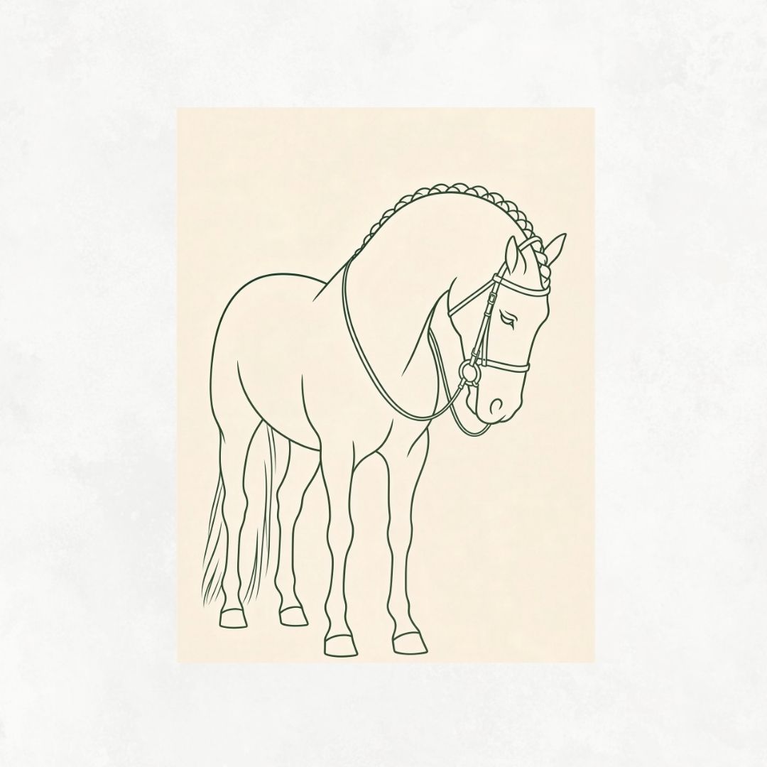 Minimalist Horse
