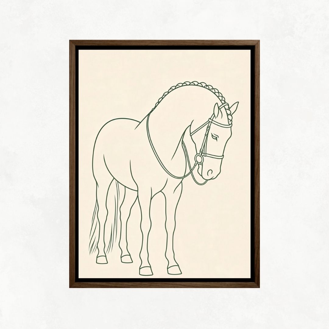 Minimalist Horse