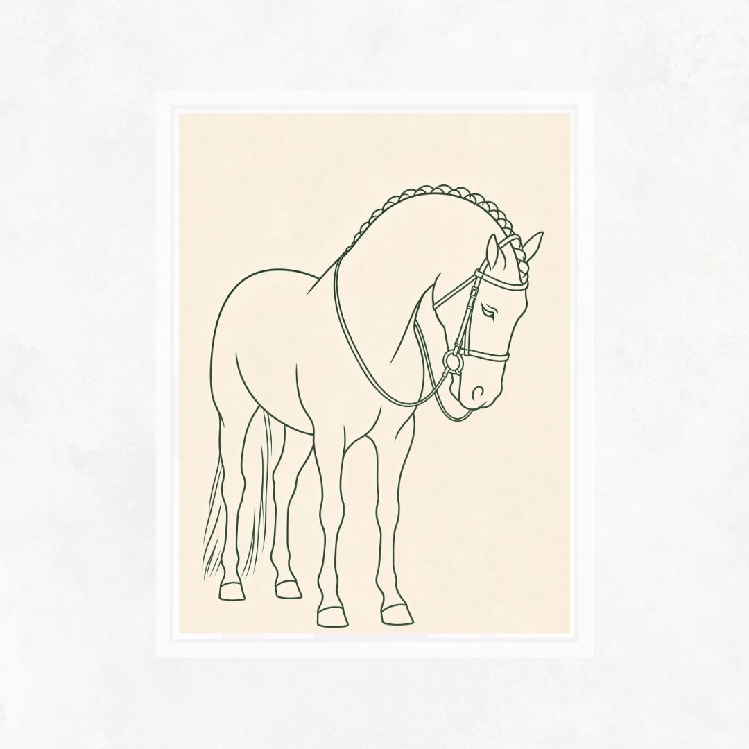 Minimalist Horse