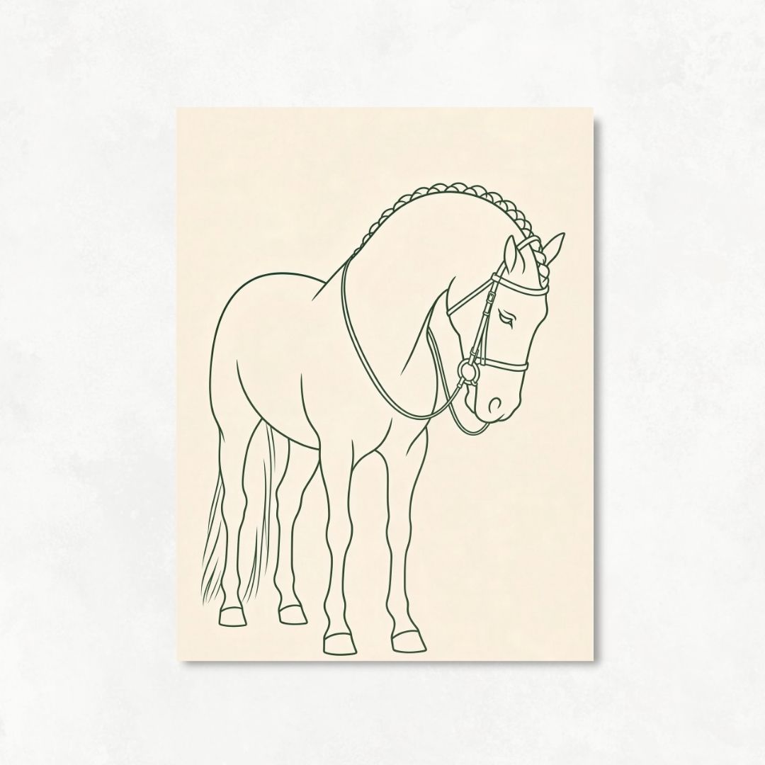 Minimalist Horse