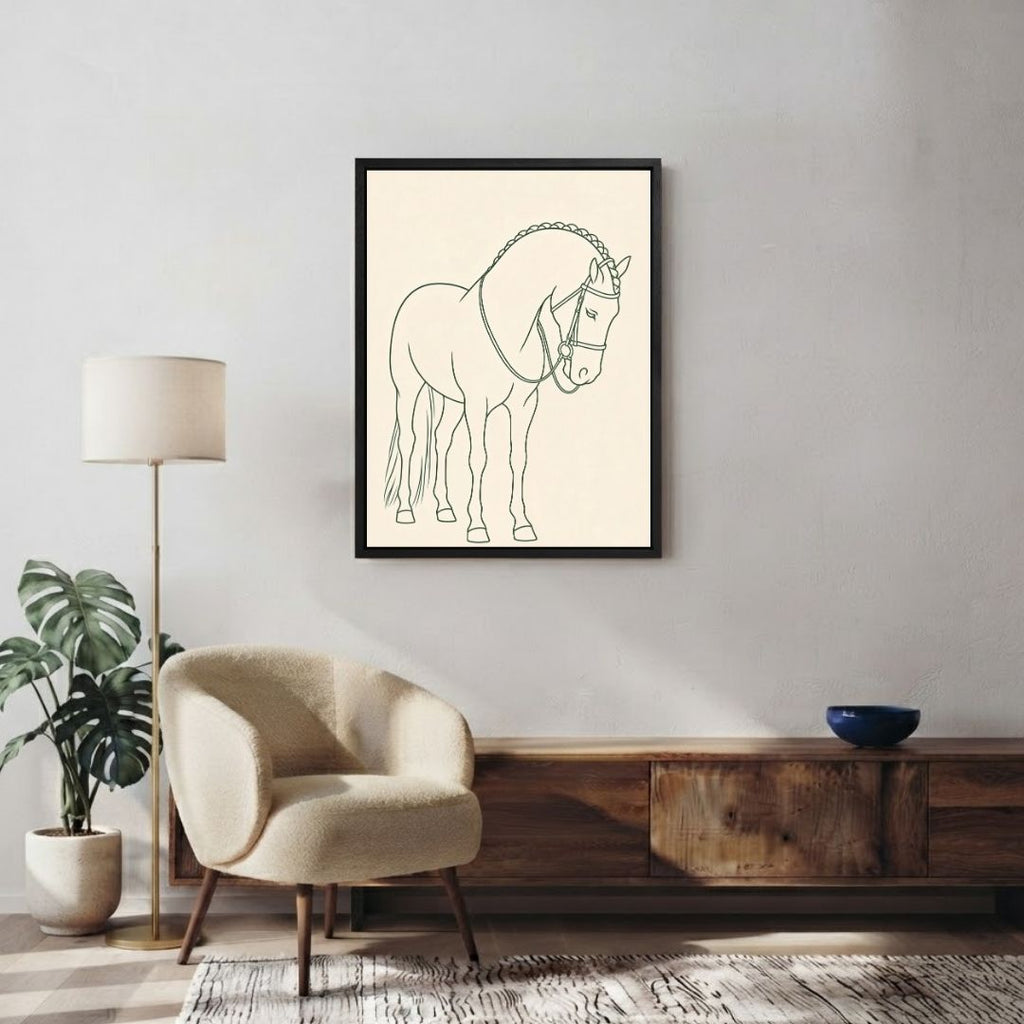 Minimalist Horse