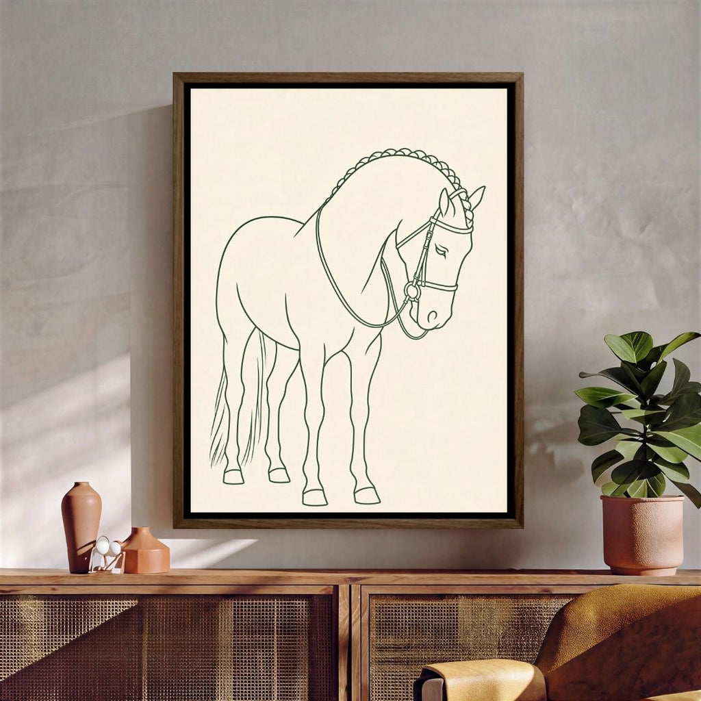 Minimalist Horse