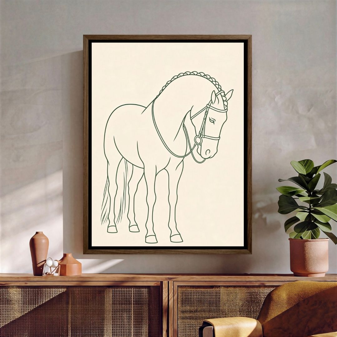Minimalist Horse