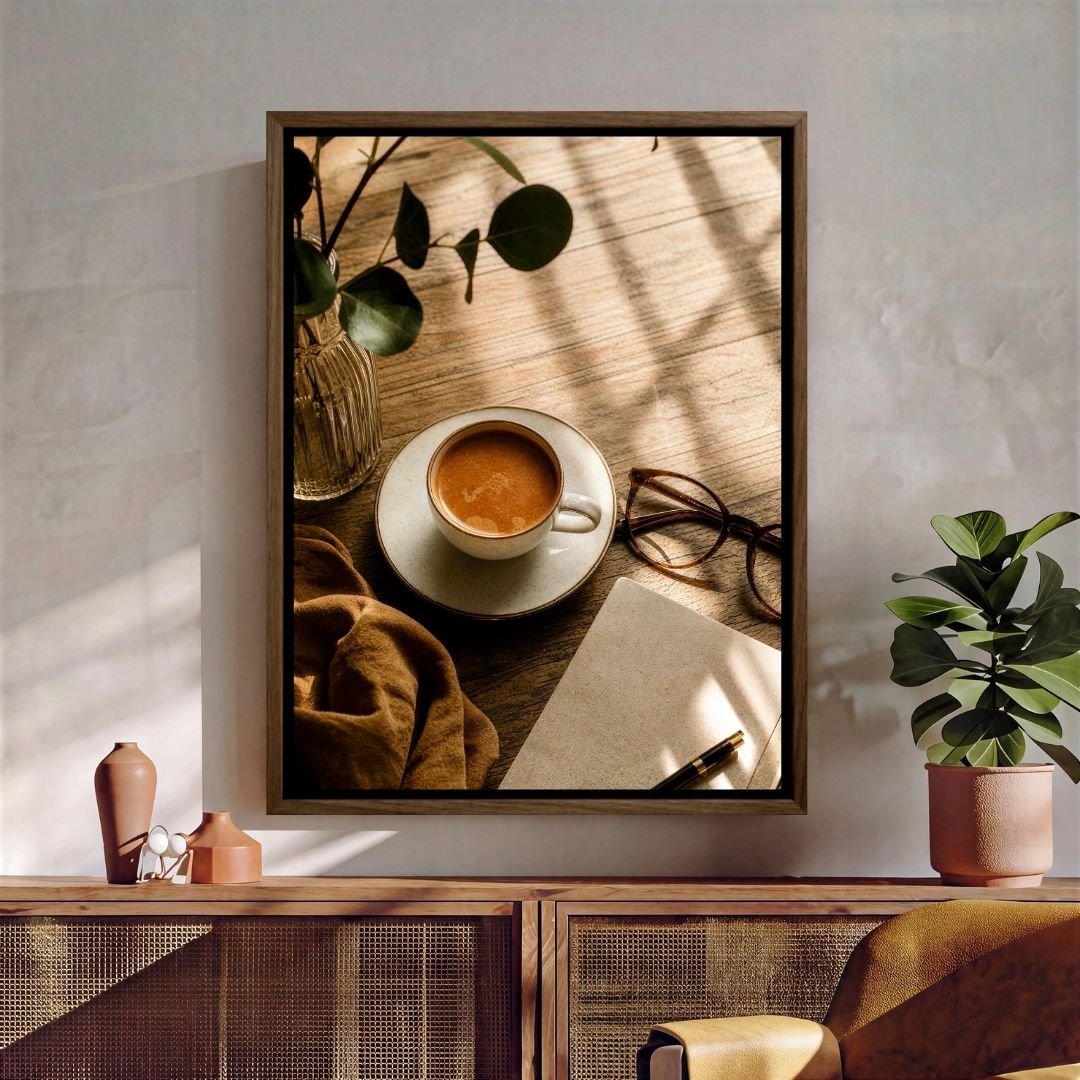 Coffee on the Desk