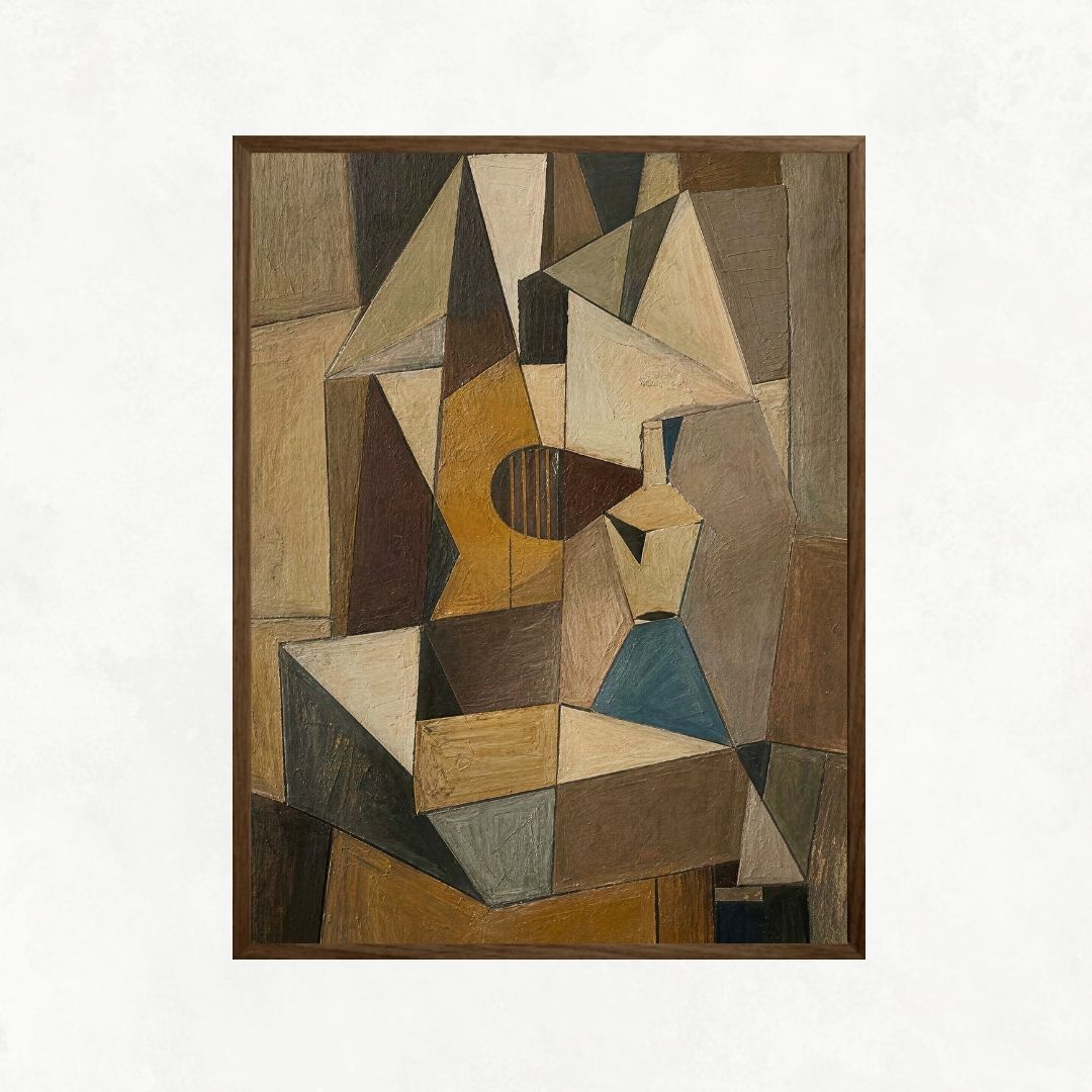 Brown Geometric Style