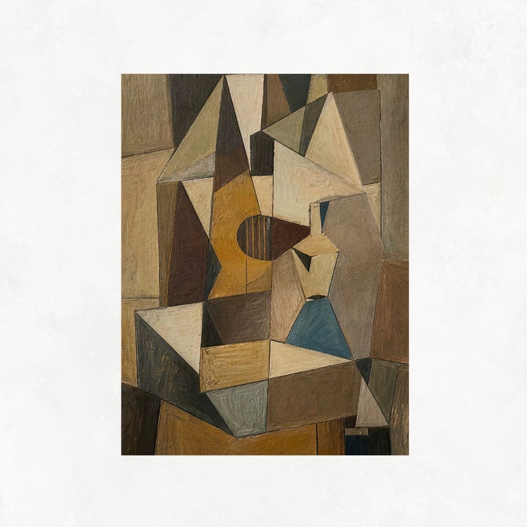 Brown Geometric Style