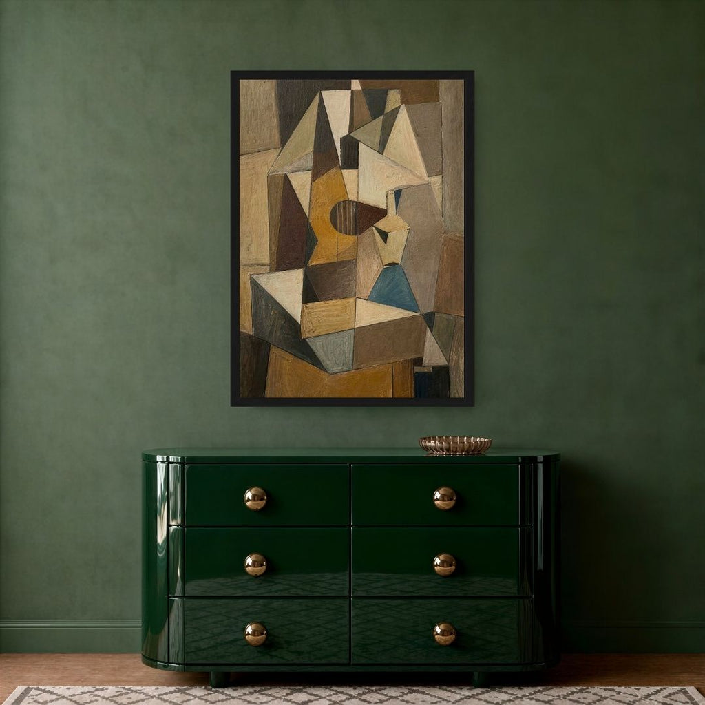 Brown Geometric Style