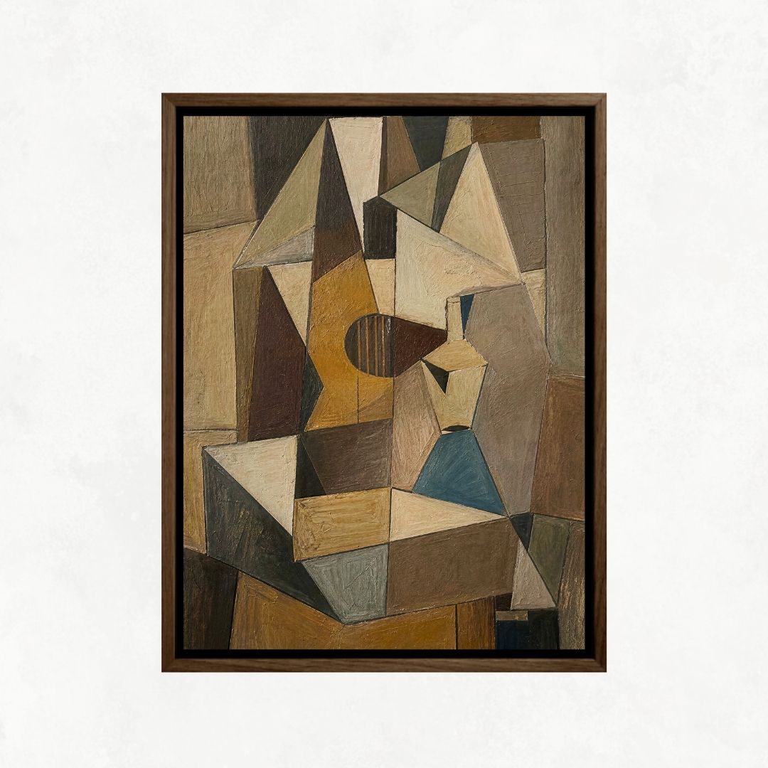 Brown Geometric Style
