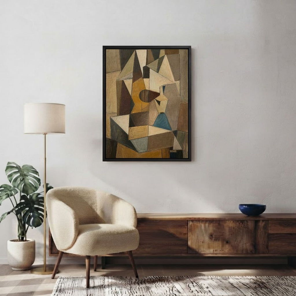 Brown Geometric Style