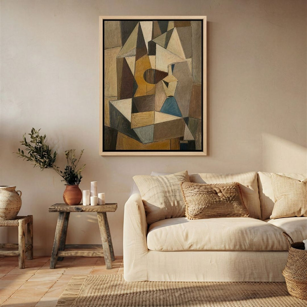 Brown Geometric Style
