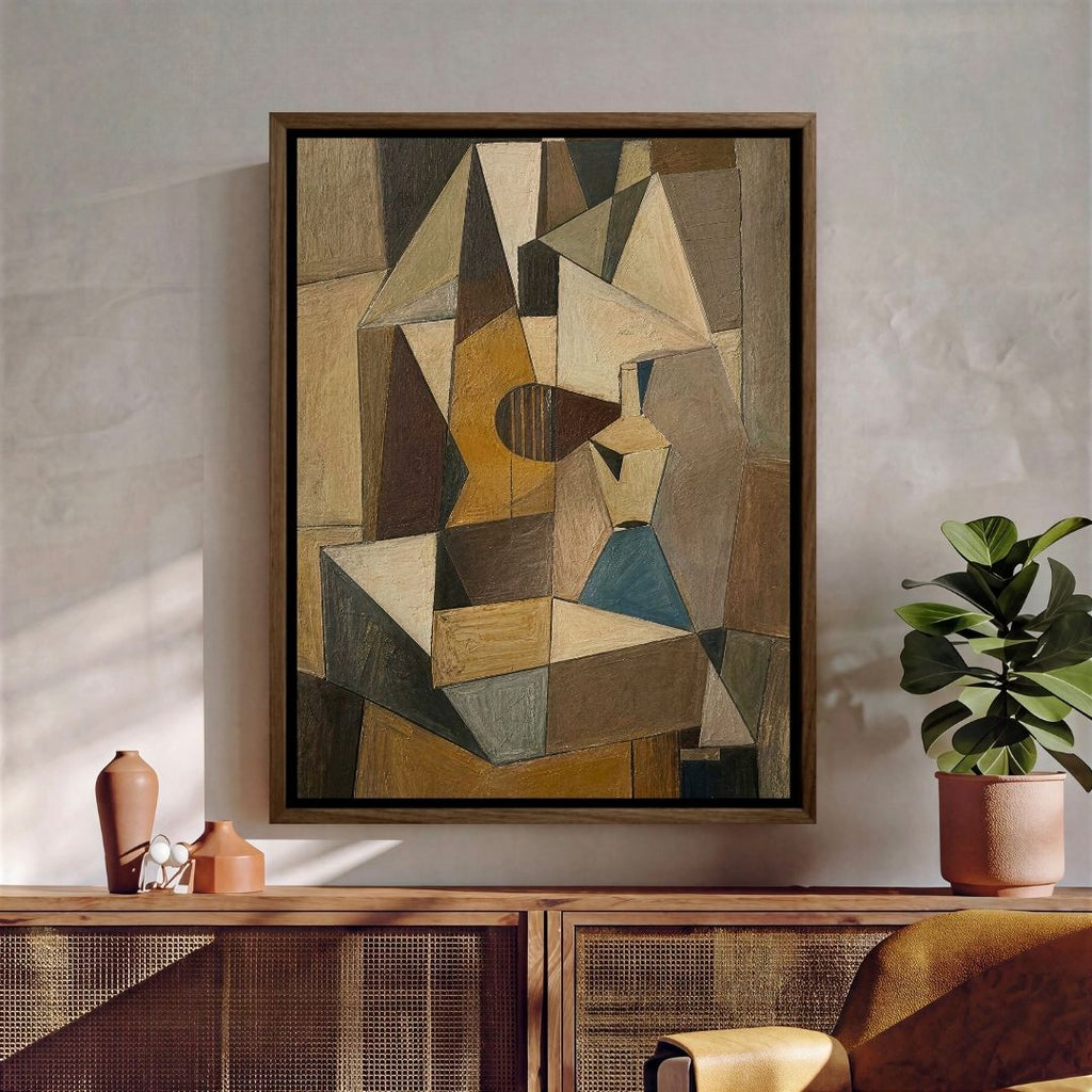 Brown Geometric Style
