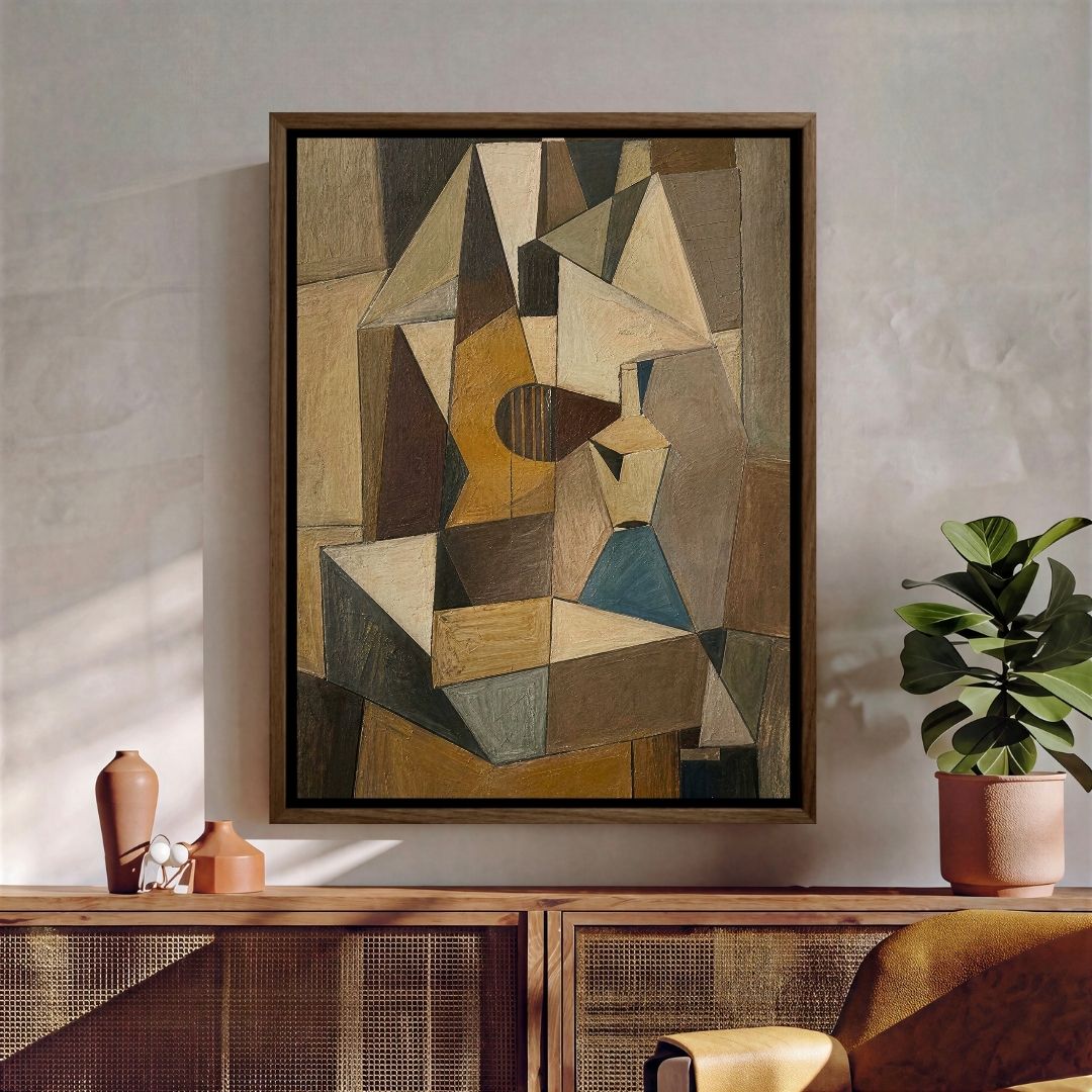 Brown Geometric Style