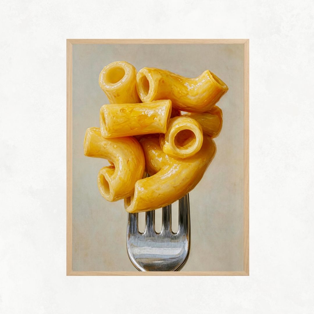 Pasta Carbonara on a Fork