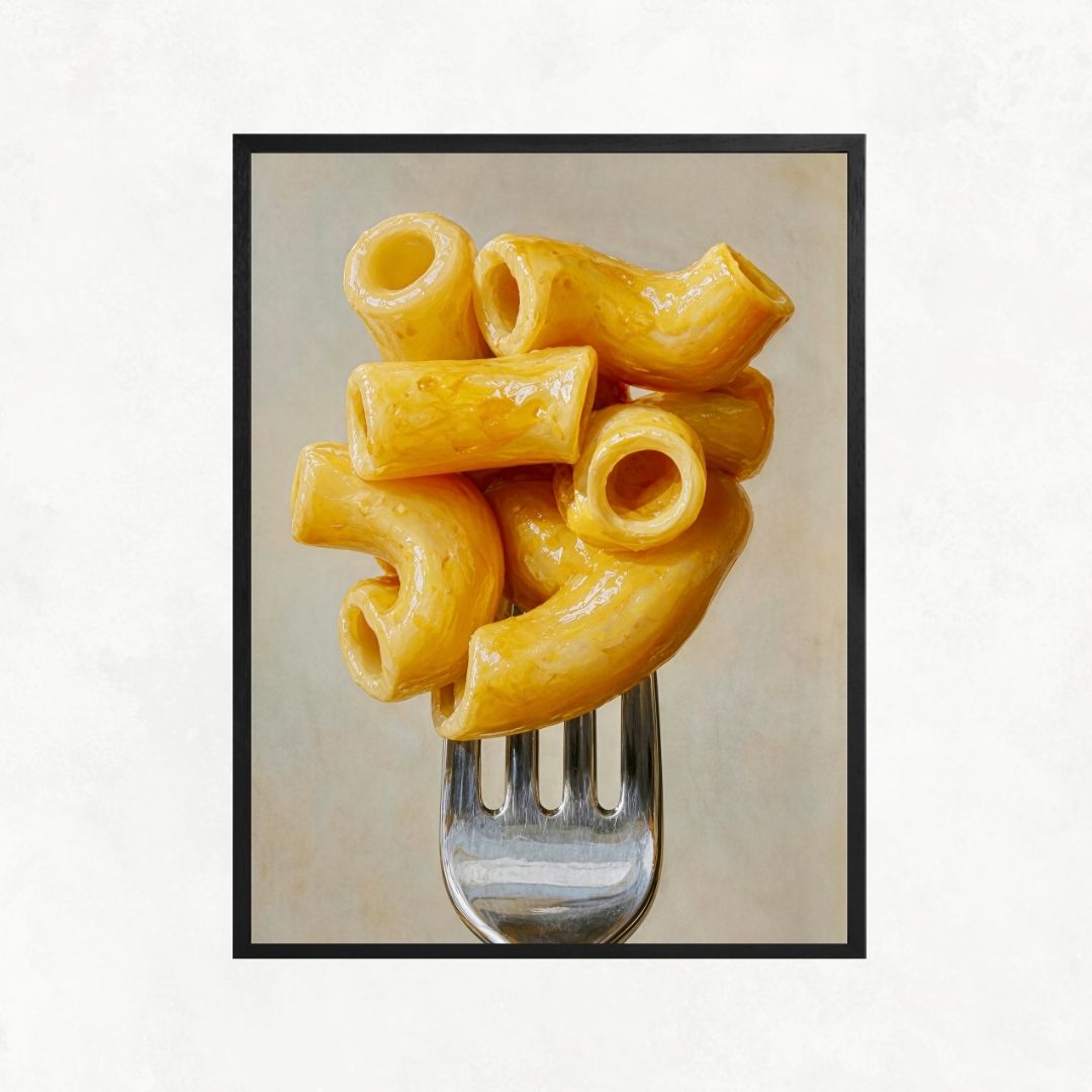 Pasta Carbonara on a Fork
