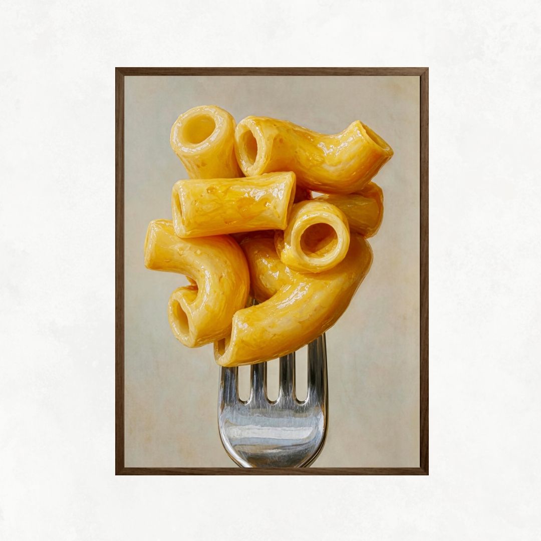 Pasta Carbonara on a Fork