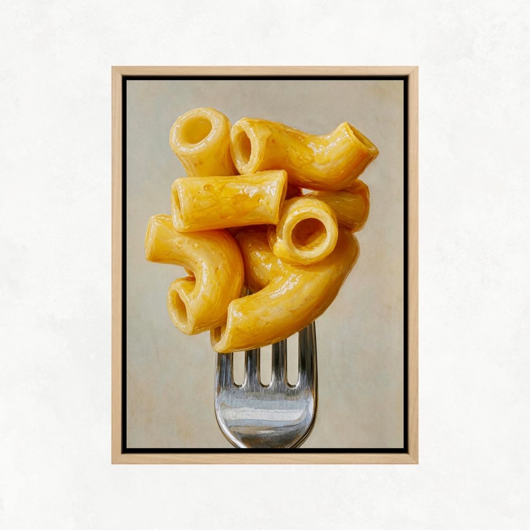 Pasta Carbonara on a Fork