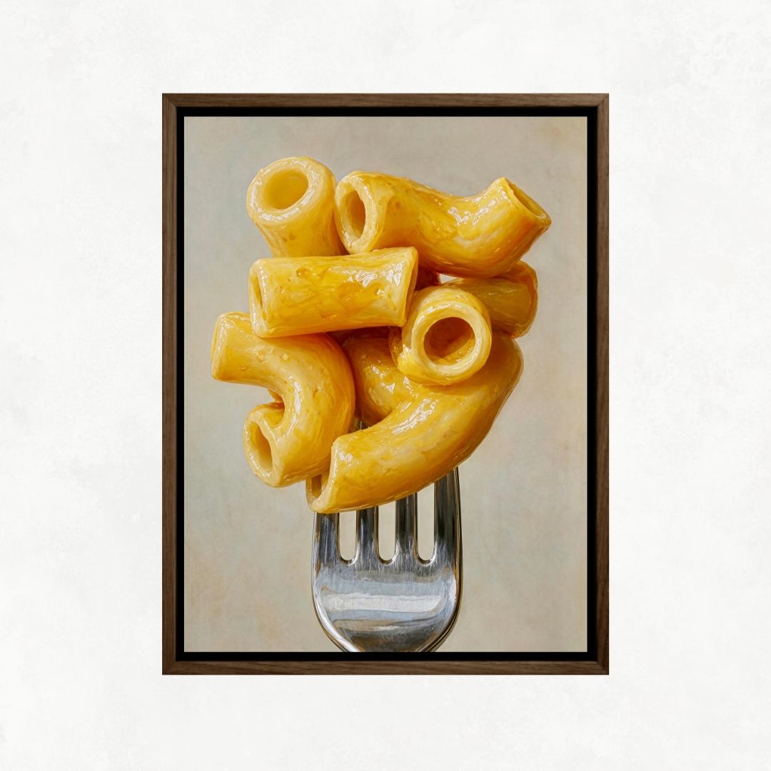 Pasta Carbonara on a Fork