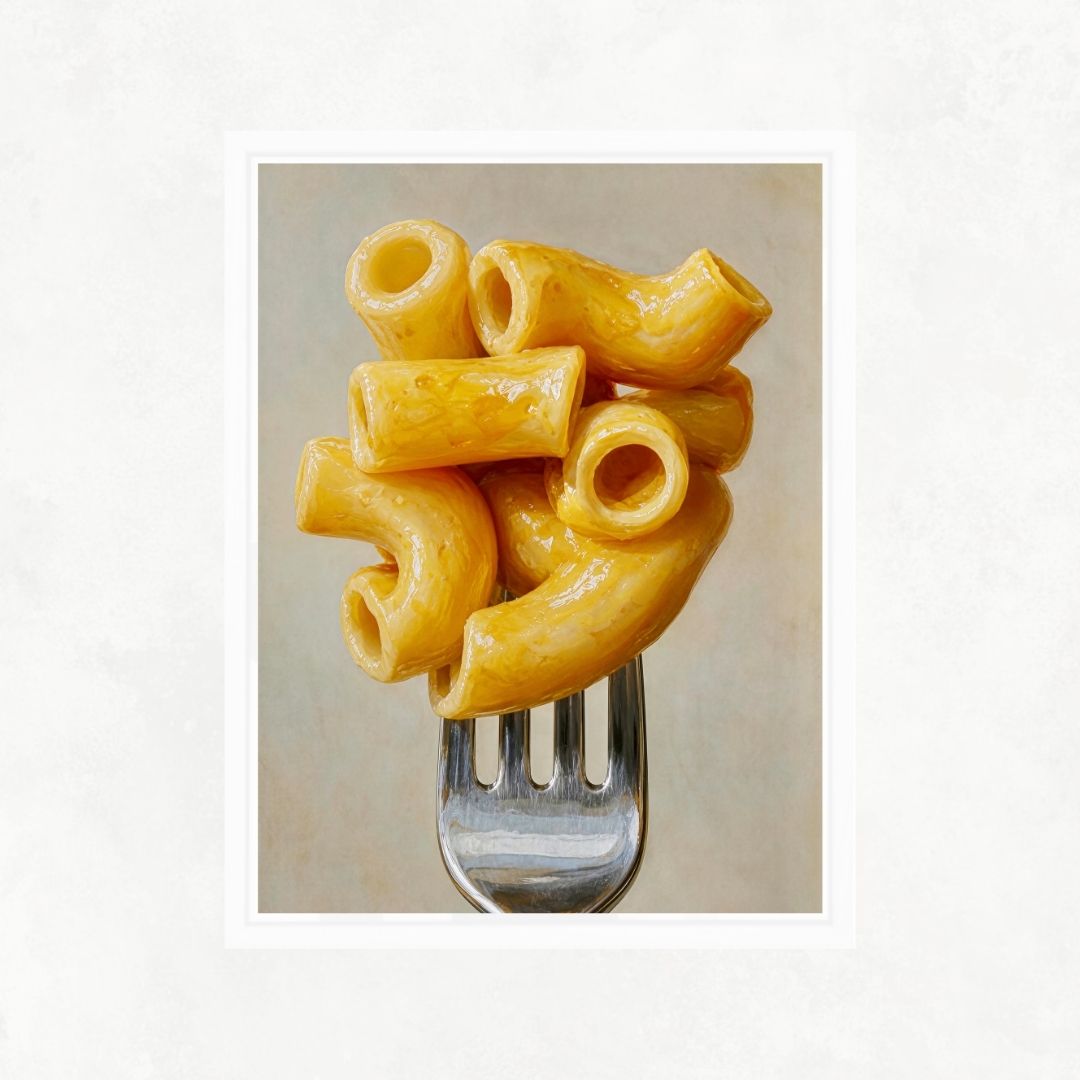 Pasta Carbonara on a Fork