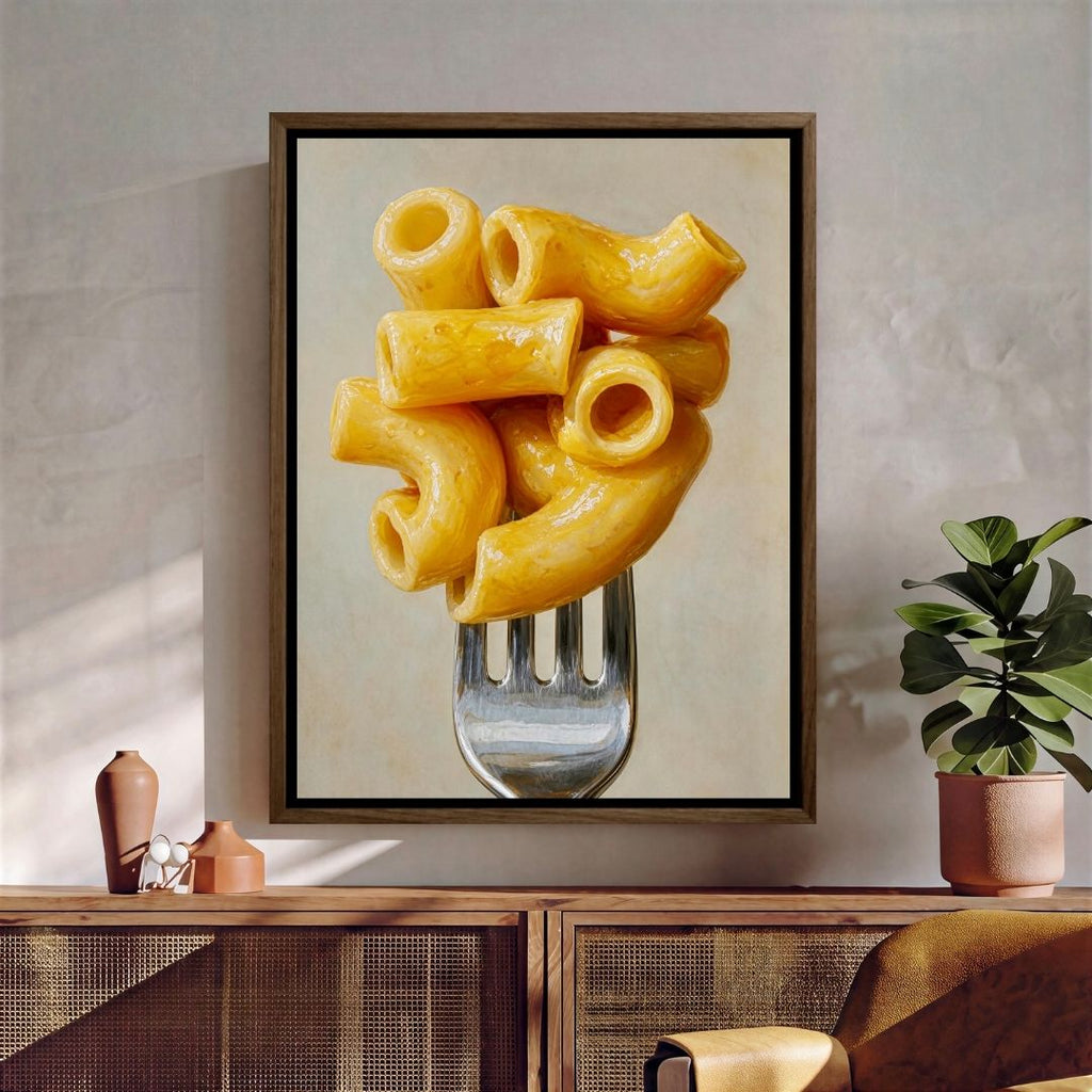 Pasta Carbonara on a Fork