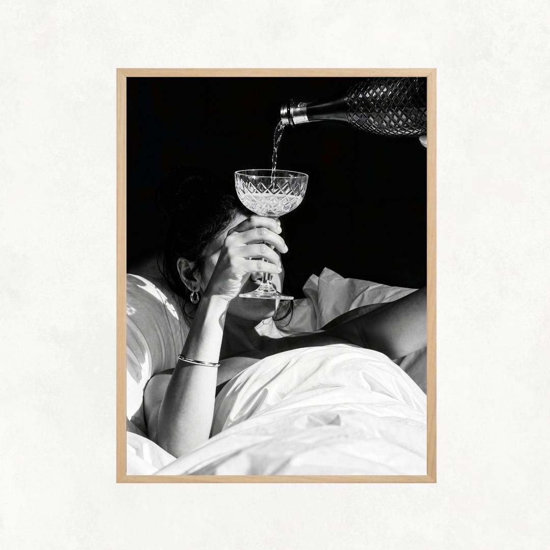 Woman Taking her Glass