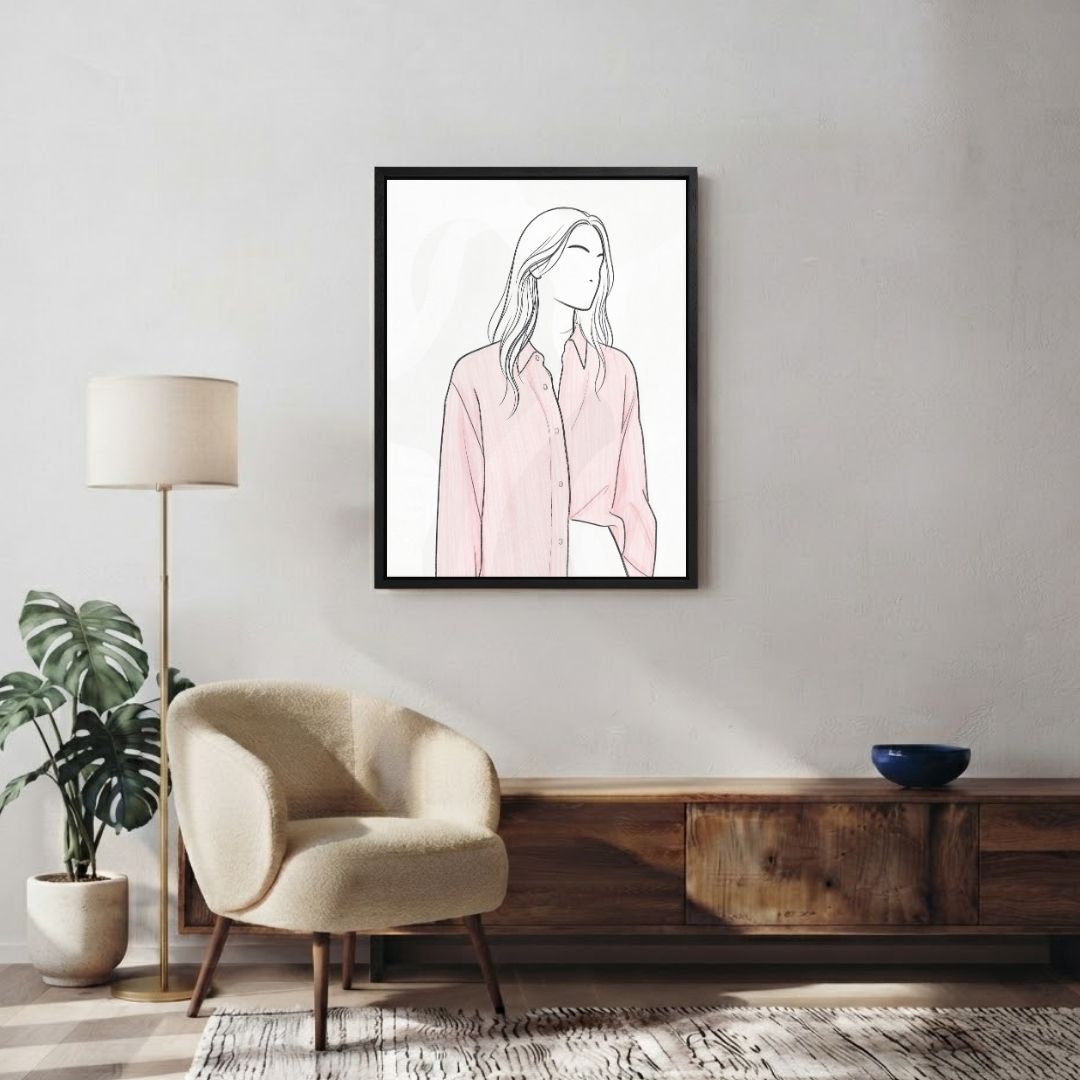 Woman in Pink