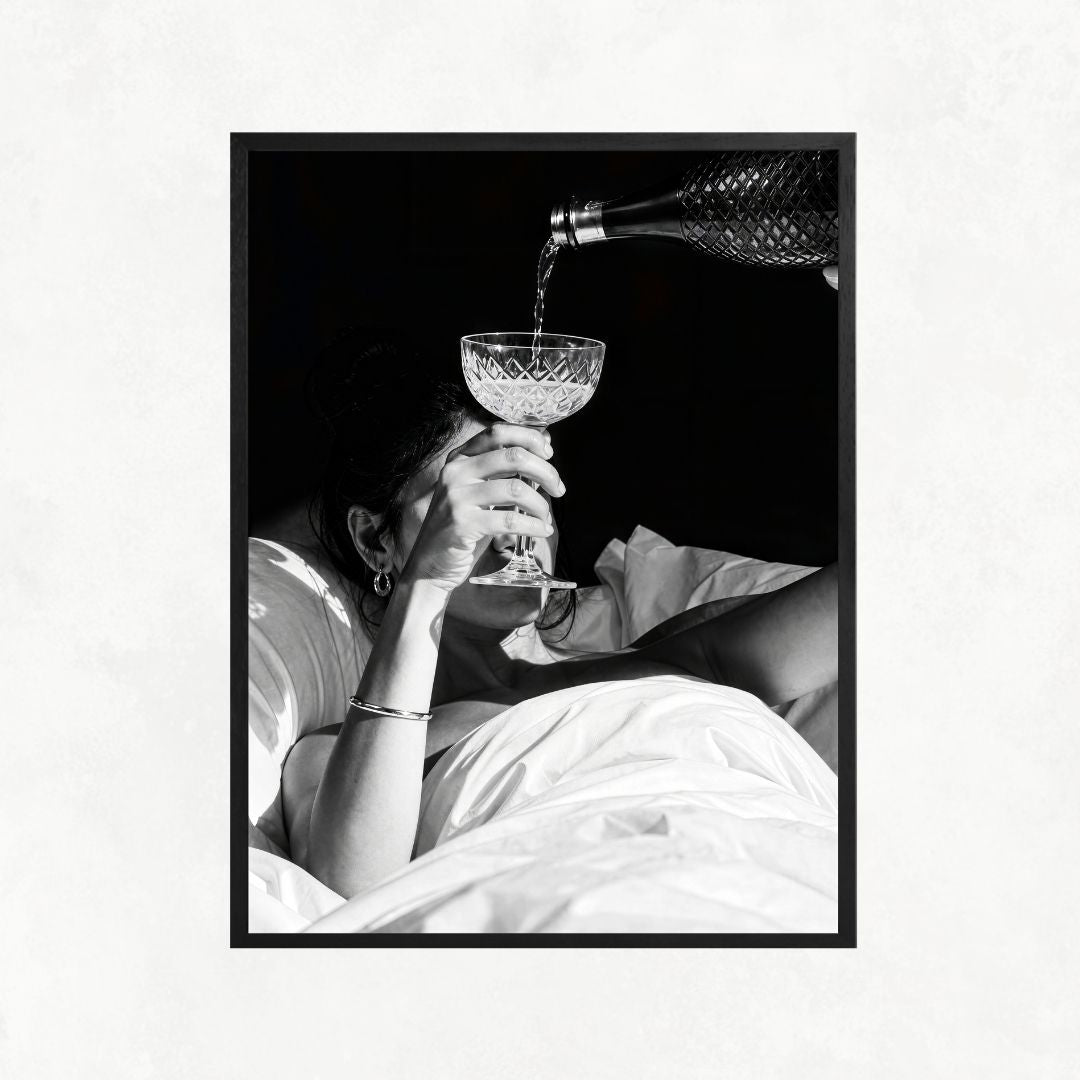 Woman Taking her Glass