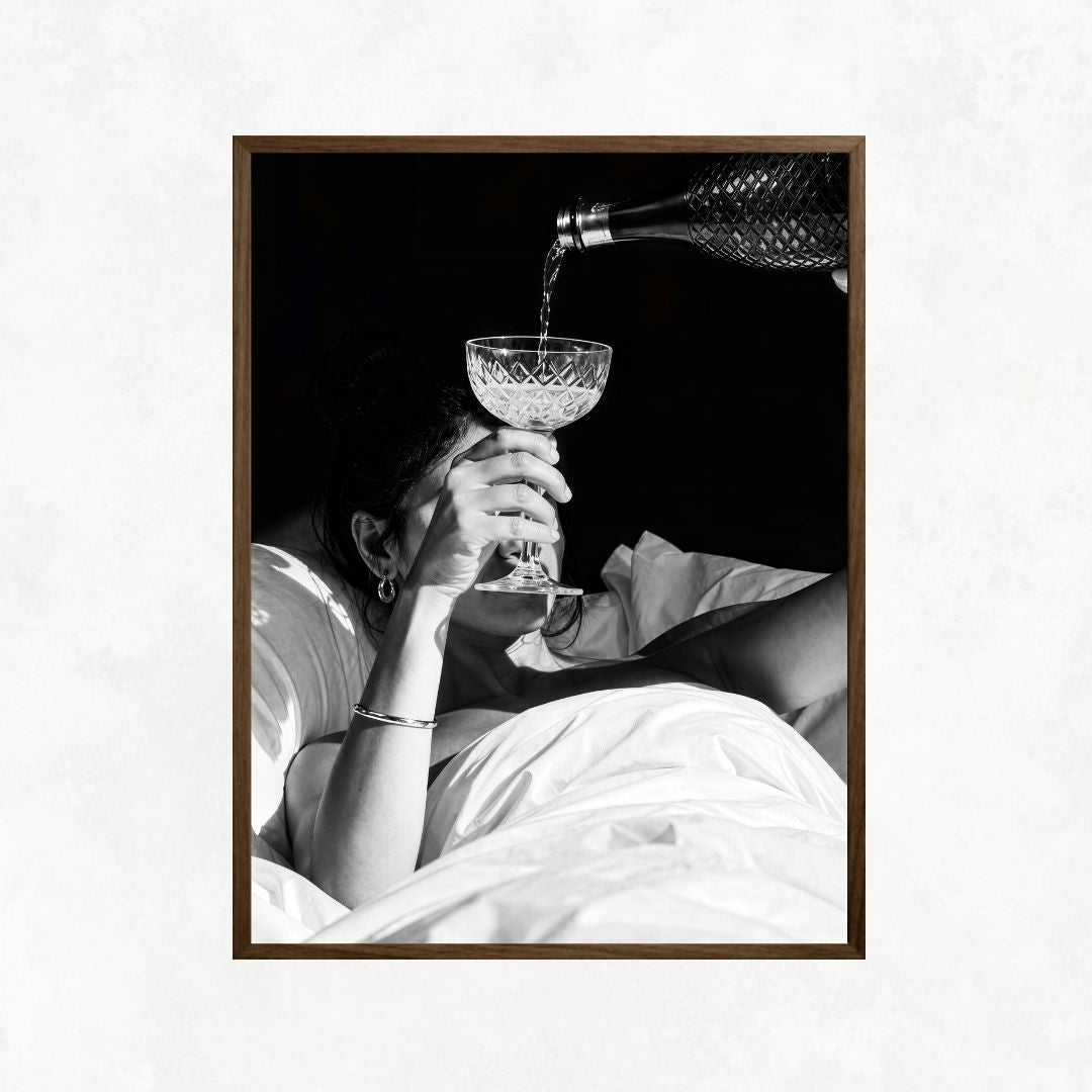 Woman Taking her Glass
