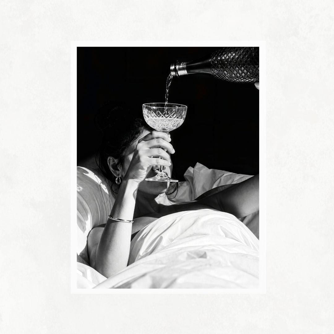 Woman Taking her Glass
