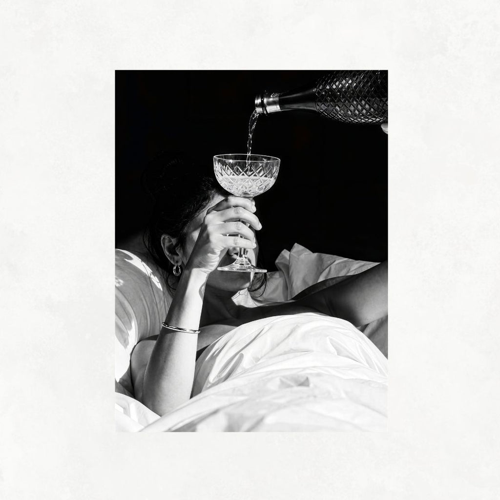 Woman Taking her Glass