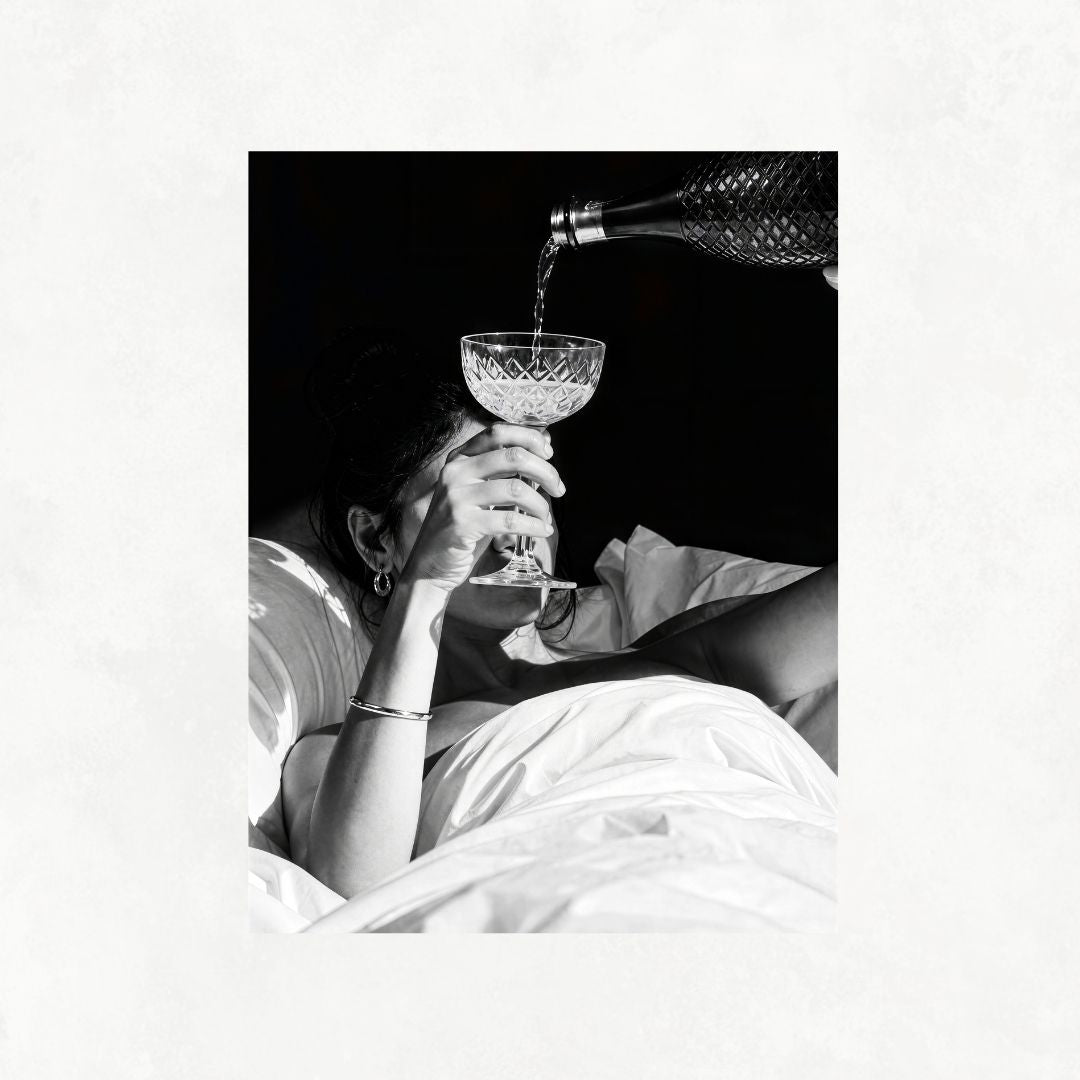 Woman Taking her Glass