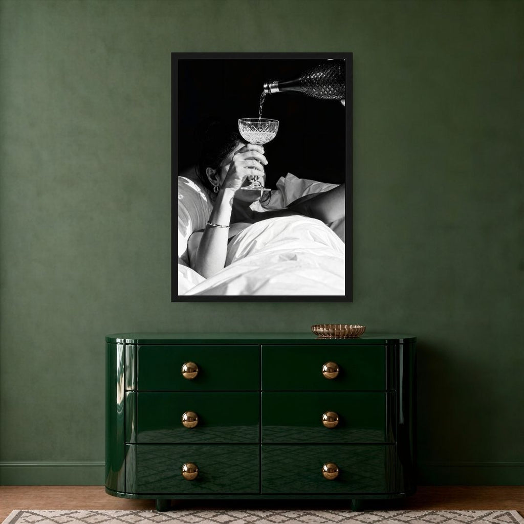 Woman Taking her Glass