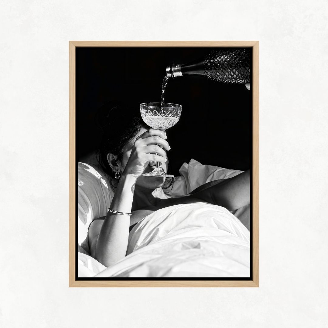 Woman Taking her Glass