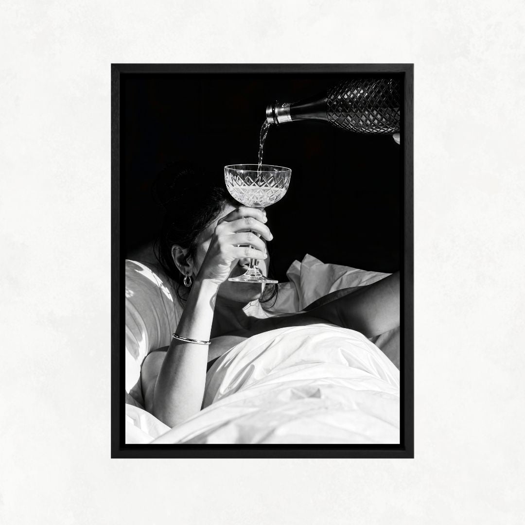 Woman Taking her Glass