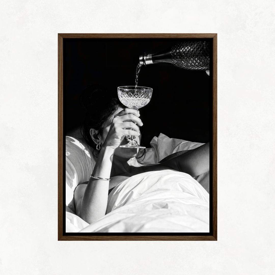Woman Taking her Glass