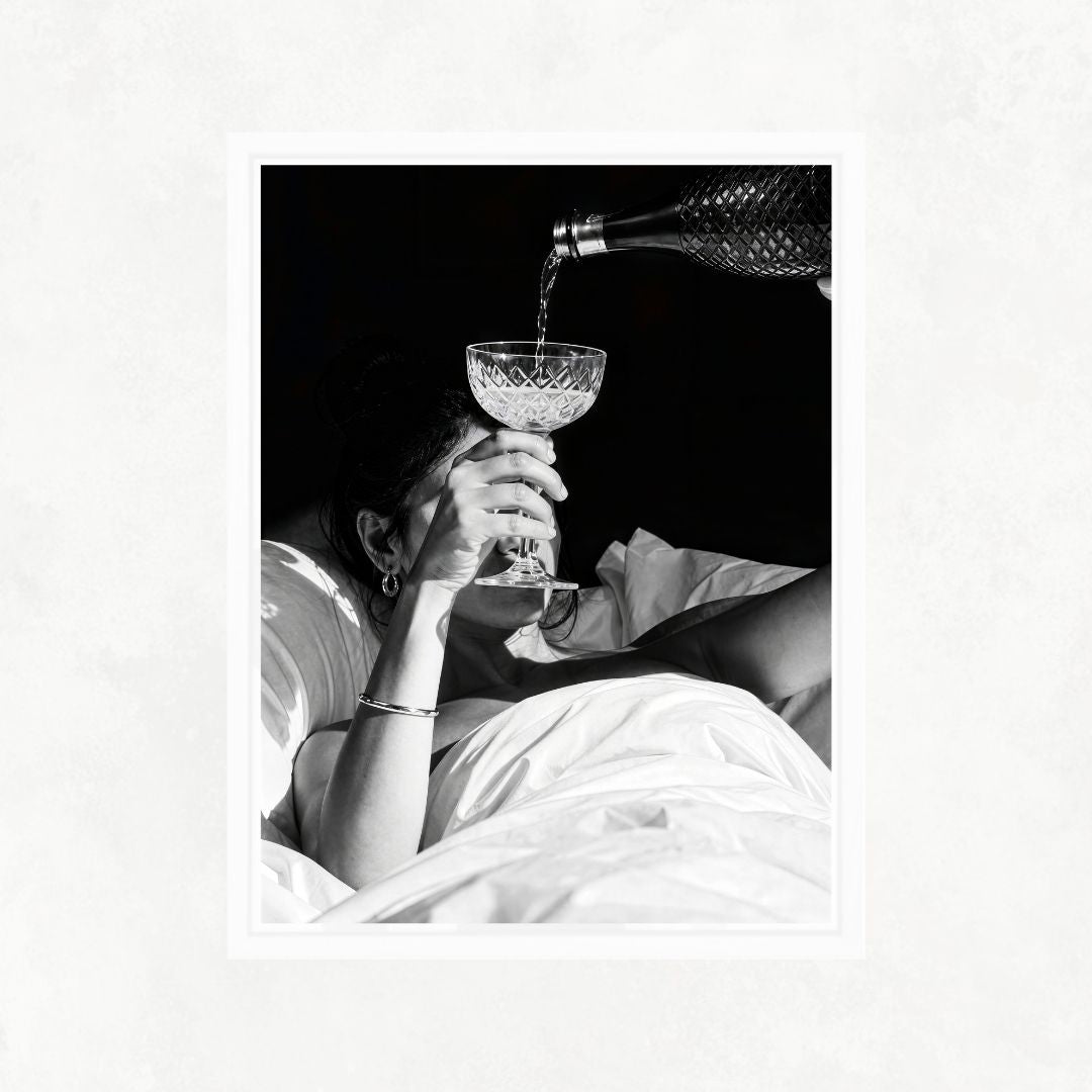 Woman Taking her Glass