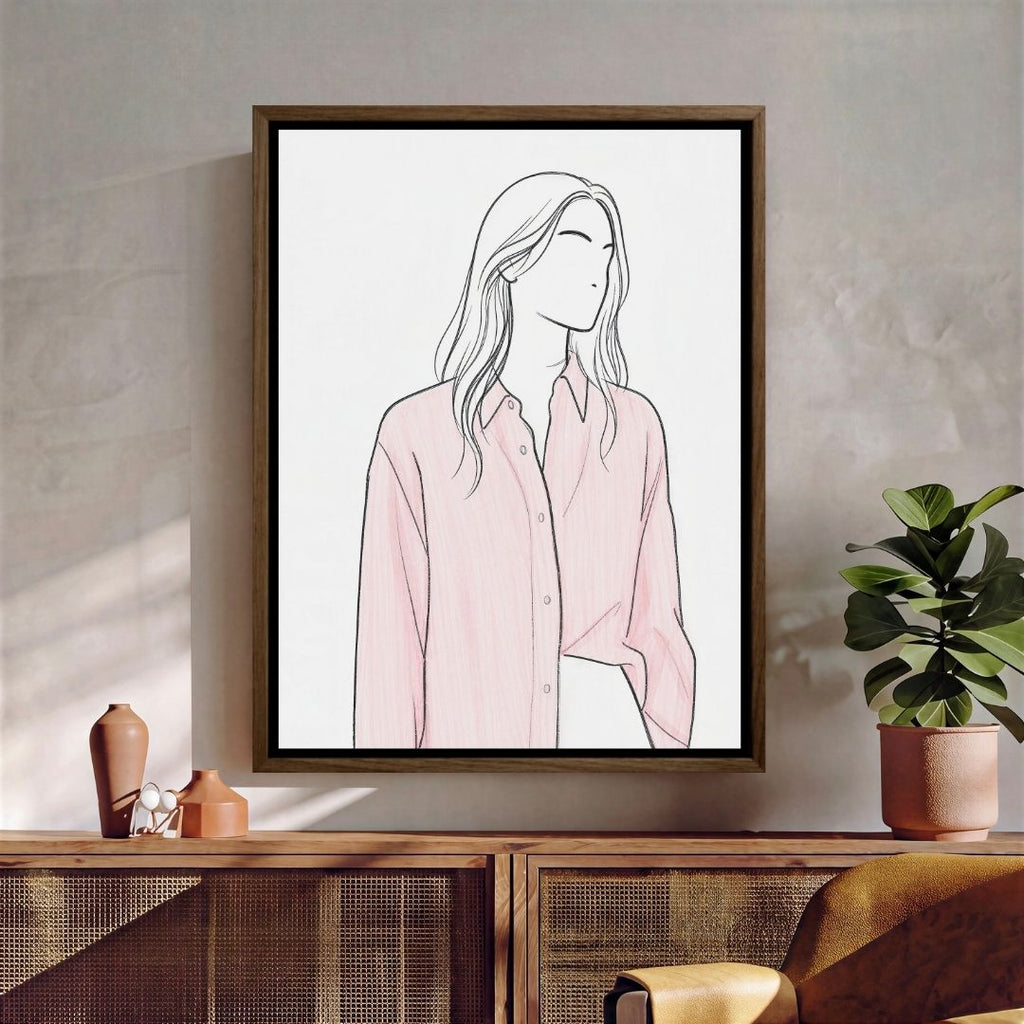 Woman in Pink