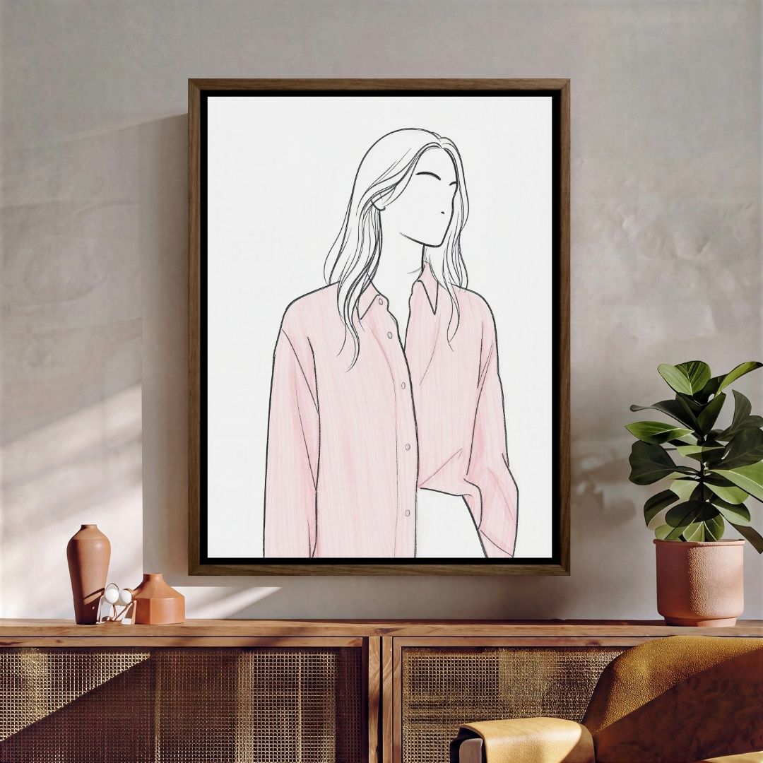 Woman in Pink
