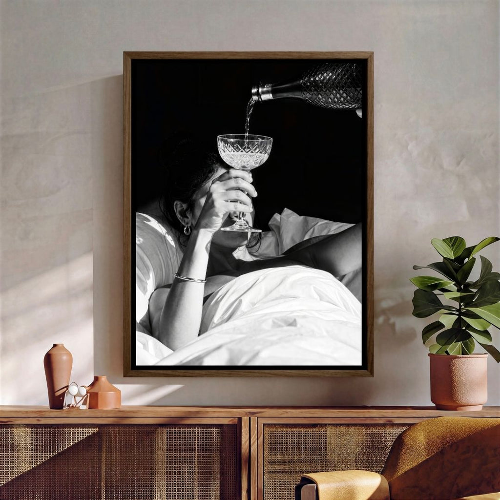 Woman Taking her Glass