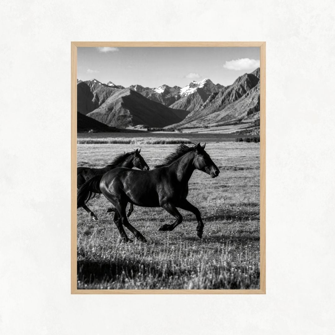 Horses Galloping
