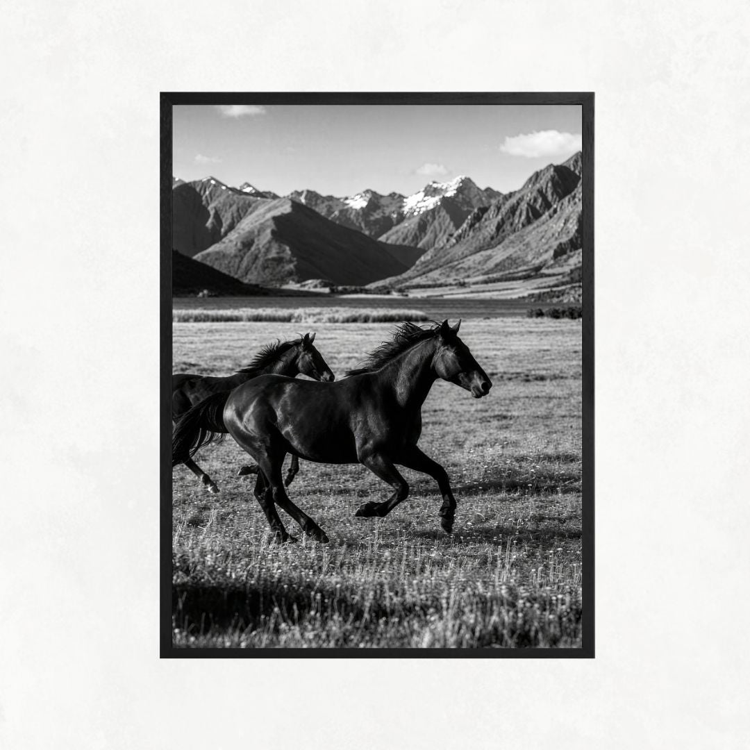 Horses Galloping