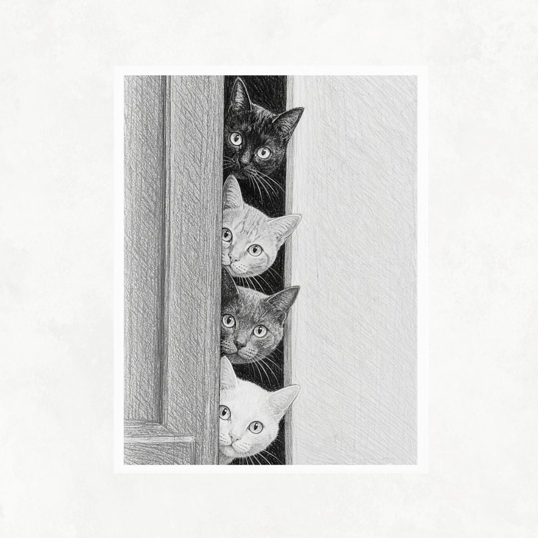 Cats Observing
