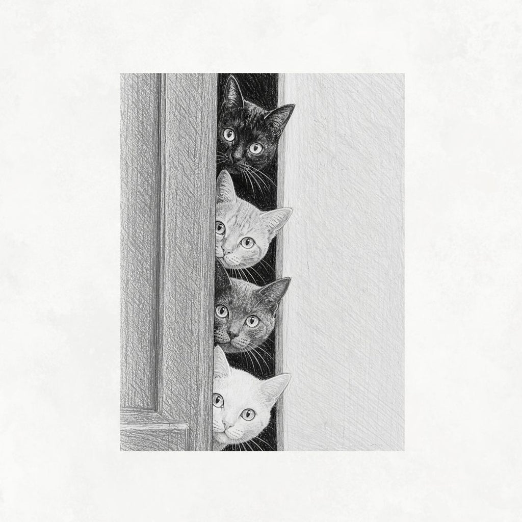 Cats Observing