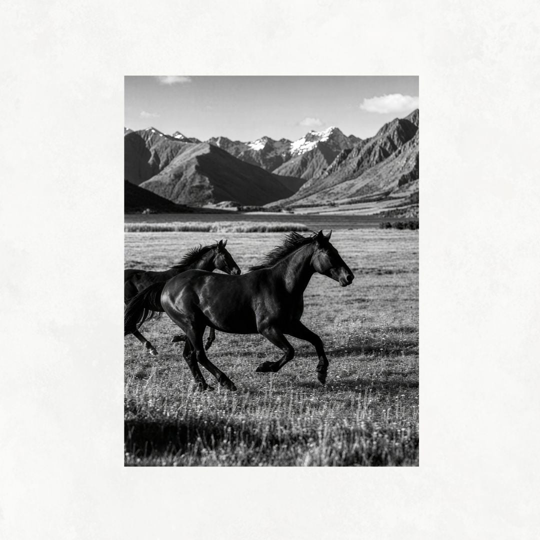 Horses Galloping