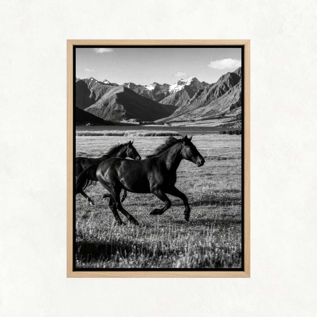 Horses Galloping