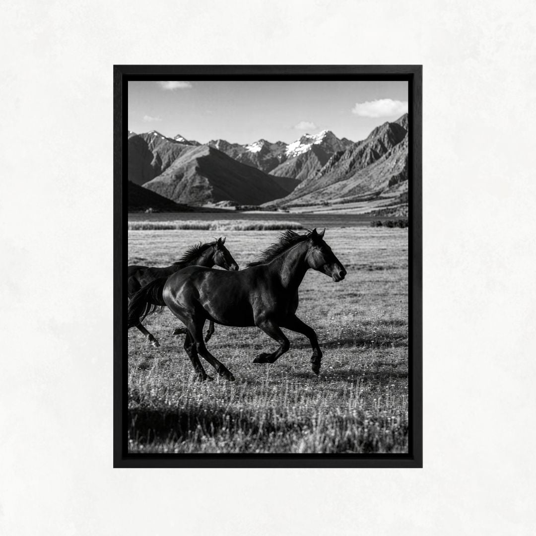 Horses Galloping