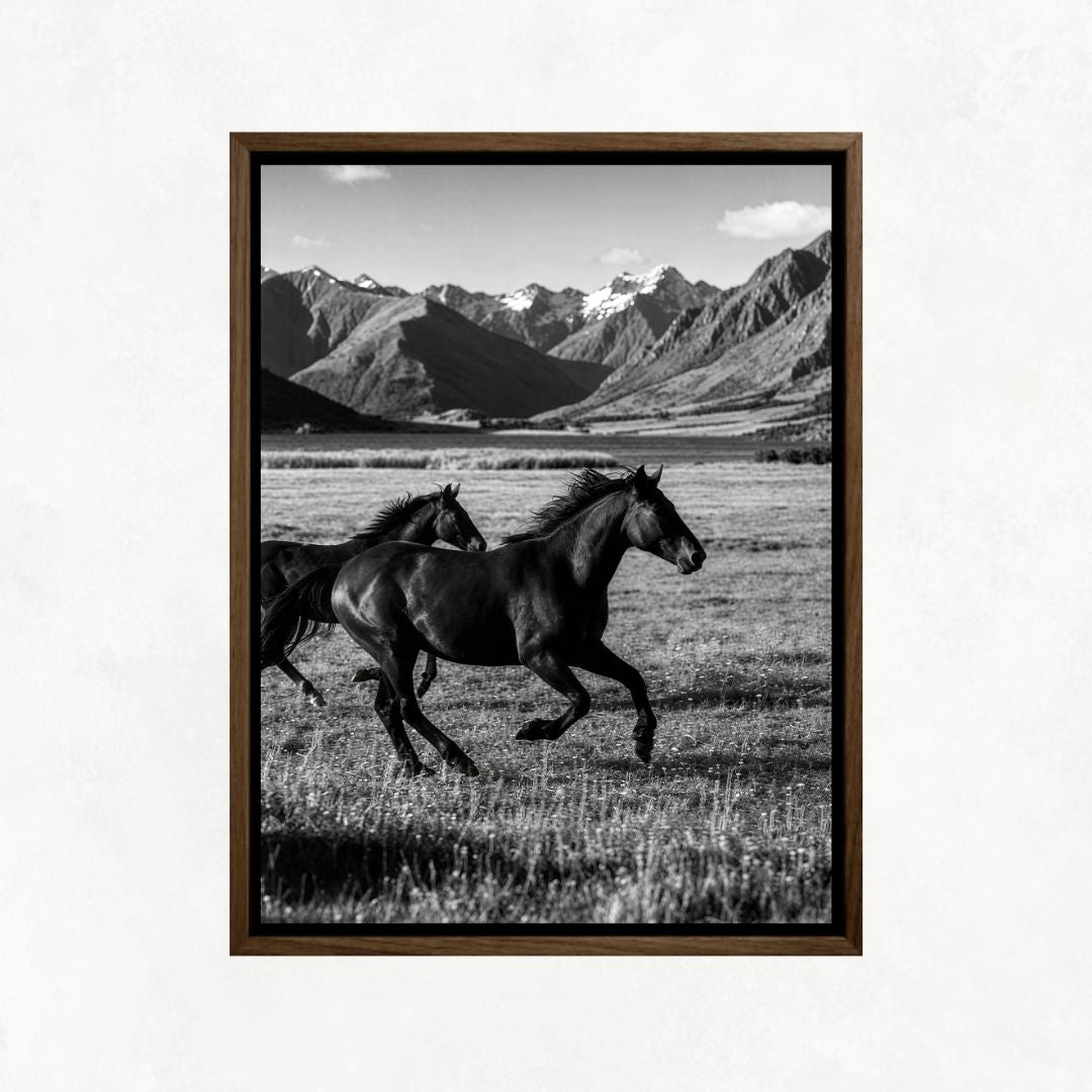 Horses Galloping