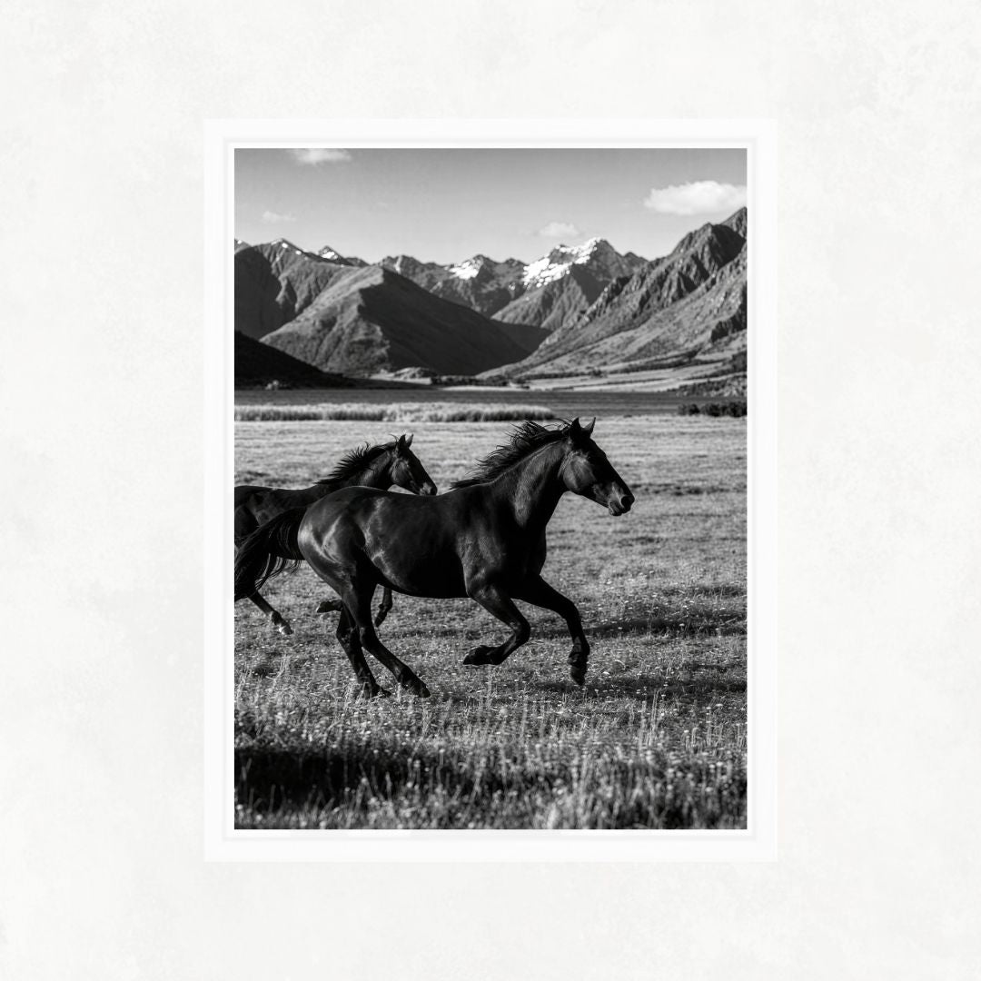 Horses Galloping
