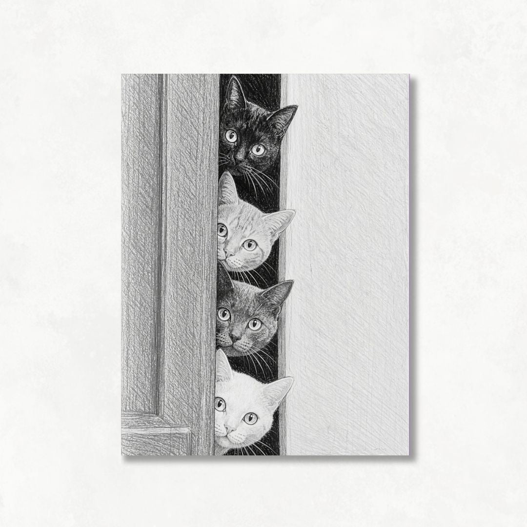 Cats Observing
