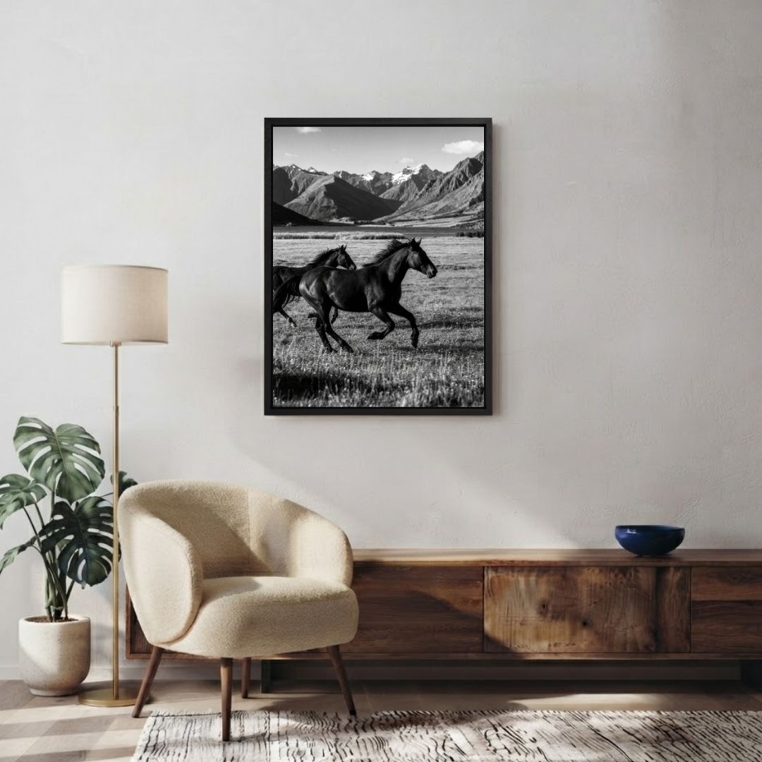 Horses Galloping