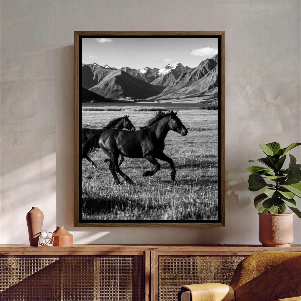 Horses Galloping
